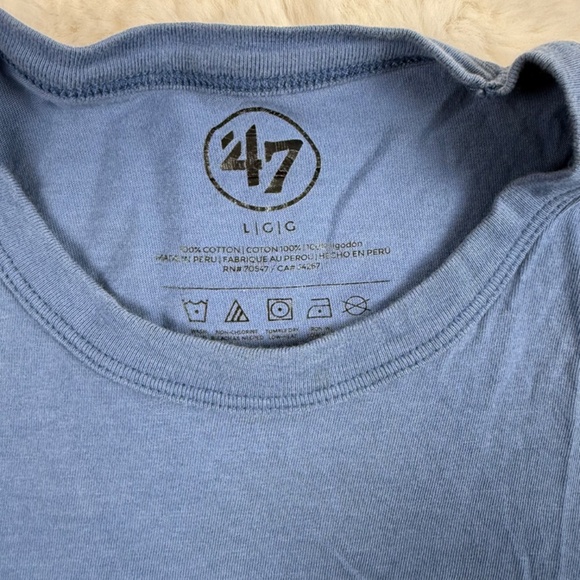 '47 Brand Buffalo Bills Short Sleeve Crew Neck T-Shirt NFL Blue Women's Large - Picture 3 of 5